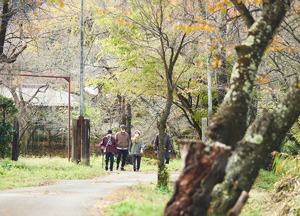 「歩くこと」を大切に